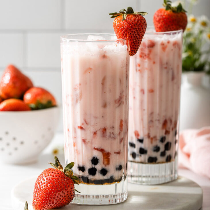 Trà sữa dâu