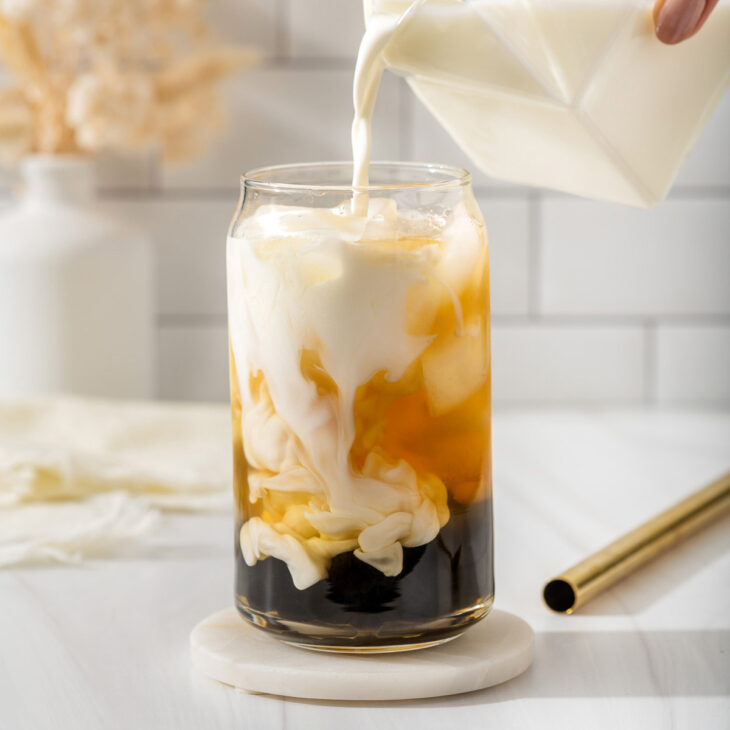 Trà sữa hoa nhài
